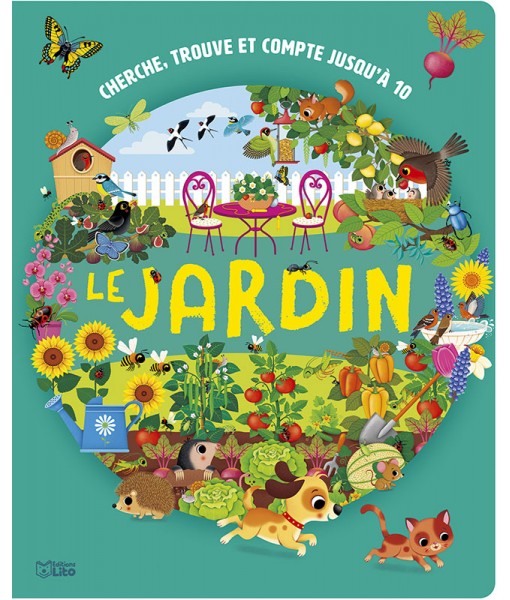 Cherche, trouve et compte jusqu'à 10 - Le jardin
