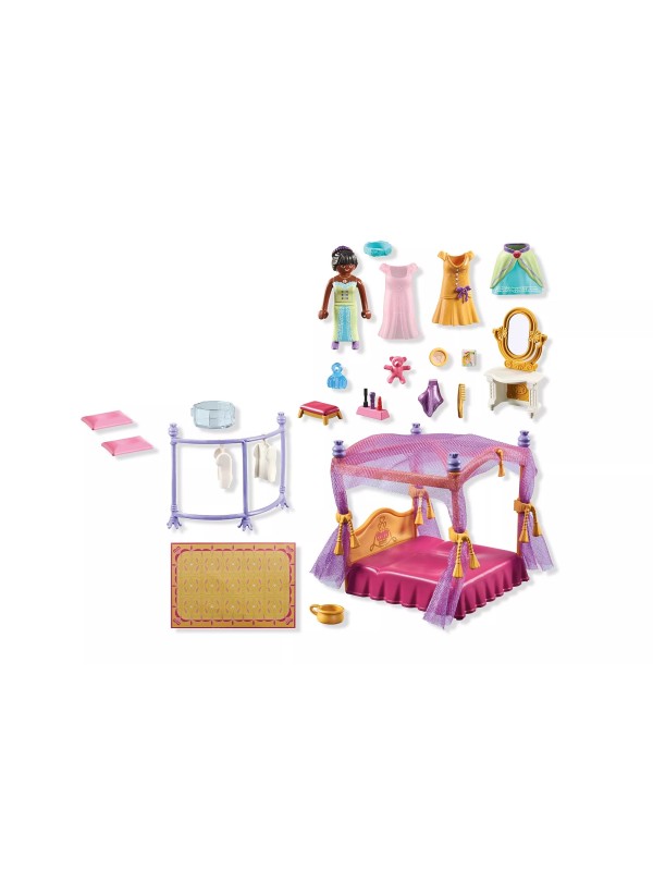 Princess magic - Chambre de princesse avec lit à baldaquin et dressing