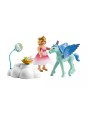 Princess magic - Princesse et poulain ailé avec nuage