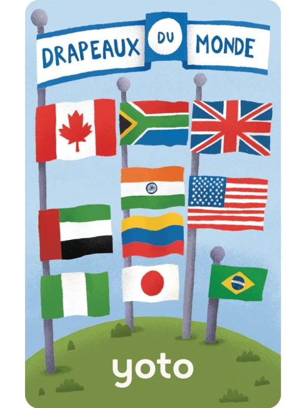 Drapeaux du monde (carte audio)