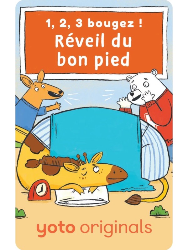 1, 2, 3, bougez ! (6 cartes audio)