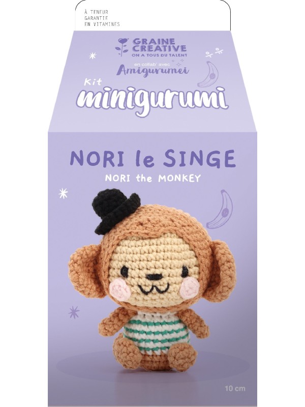 Kit minigurumi Nori le singe