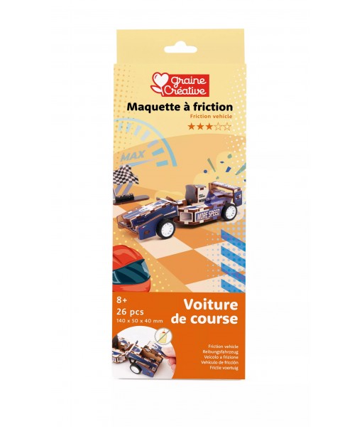 Maquette bois 3D véhicule formule 1