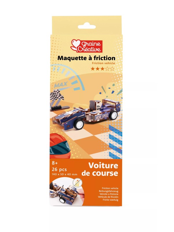 Maquette bois 3D véhicule formule 1