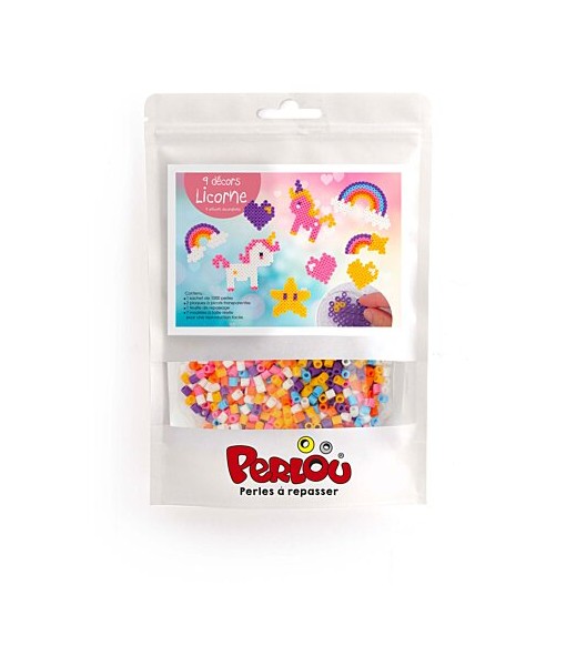 Kit perlou Licorne arc-en-ciel (1000 perles)