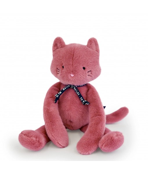 Chat Méloé poudre de rose 37 cm