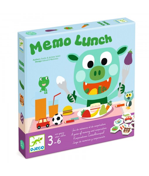 Memo lunch - jeu de mémoire et de coopération