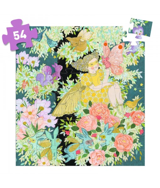 Puzzle silhouette - L'arbre de Flora - 54 pièces