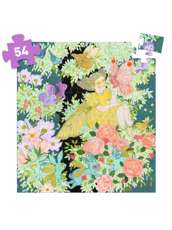 Puzzle silhouette - L'arbre de Flora - 54 pièces