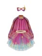 Super héroïne rose/or  (tutu, cape, masque) 4-6 ans
