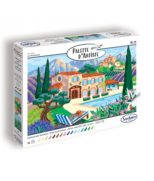 Peinture au numéro - la Provence
