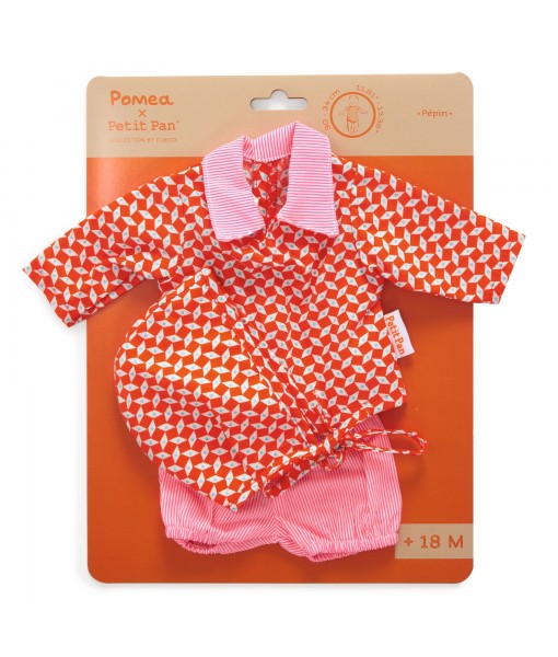 Poméa Petit Pan - Tenue Pépin pour poupée 30-34 cm
