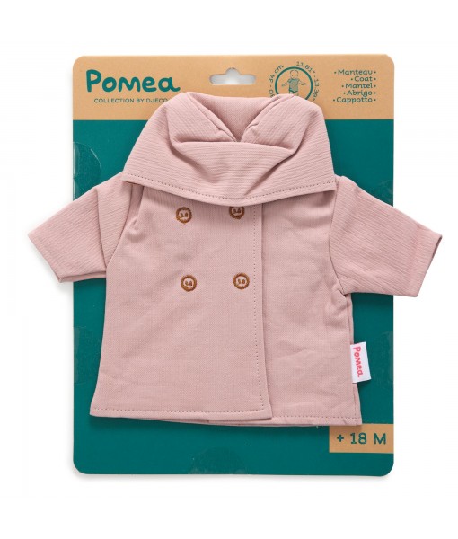 Poméa - Manteau à capuche pour poupée 28-34 cm