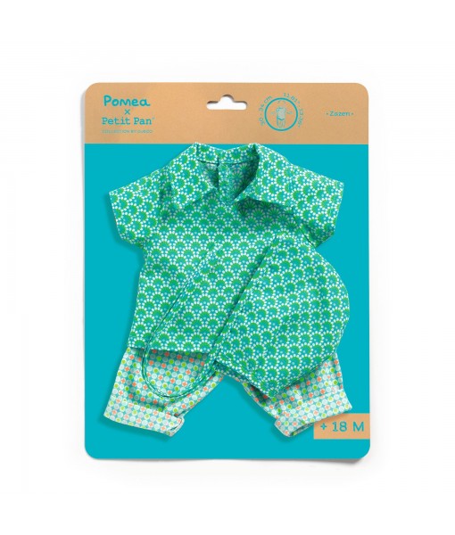 Poméa Petit Pan - Tenue Zazen pour poupée 30-34 cm