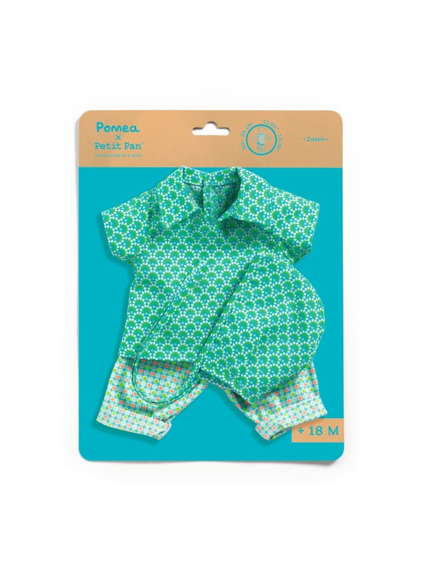 Poméa Petit Pan - Tenue Zazen pour poupée 30-34 cm