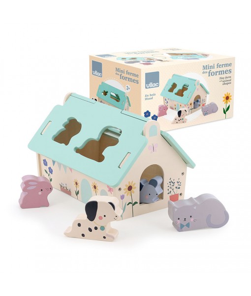 Mini boîte à formes - Maison des animaux