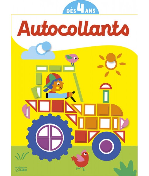 Autocollants mosaïques - Le tracteur