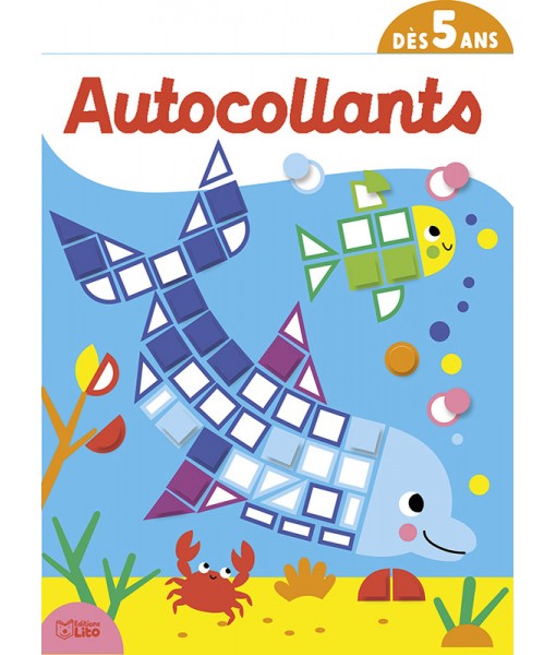 Autocollants mosaïques - Le dauphin