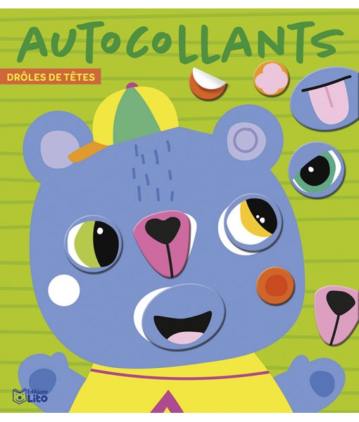 Autocollants Drôles de têtes - Les ours