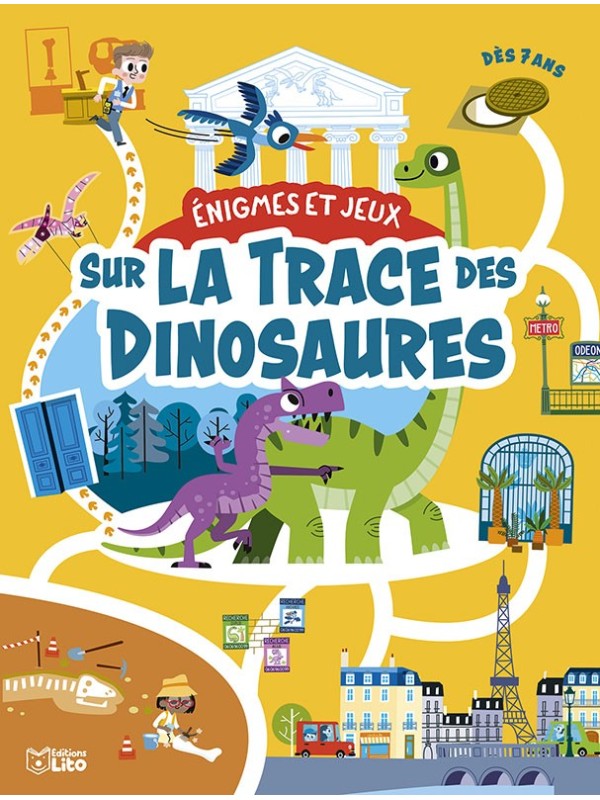 Enigmes et jeux - Sur la trace des dinosaures