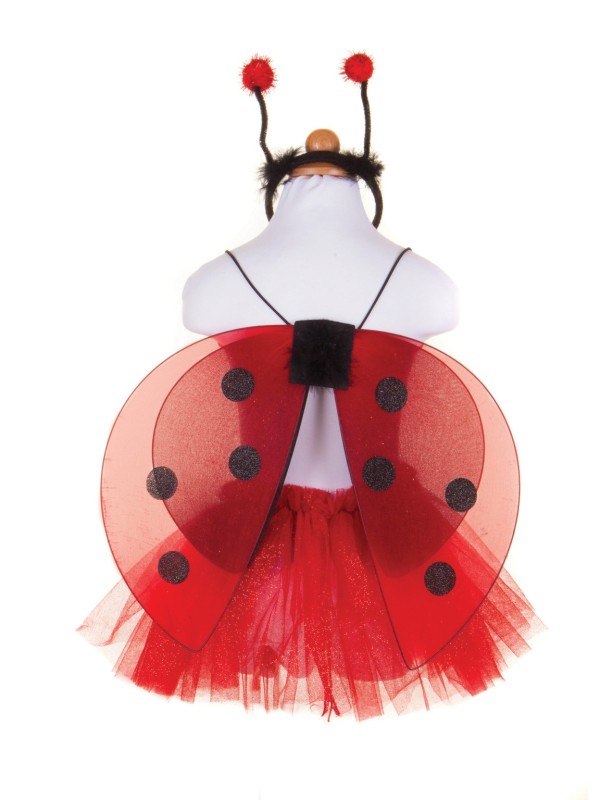 Set coccinelle (jupe, ailes, serre-tête) 4-6 ans