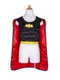 Costume super heros réversible masque et cape 4-7 ans
