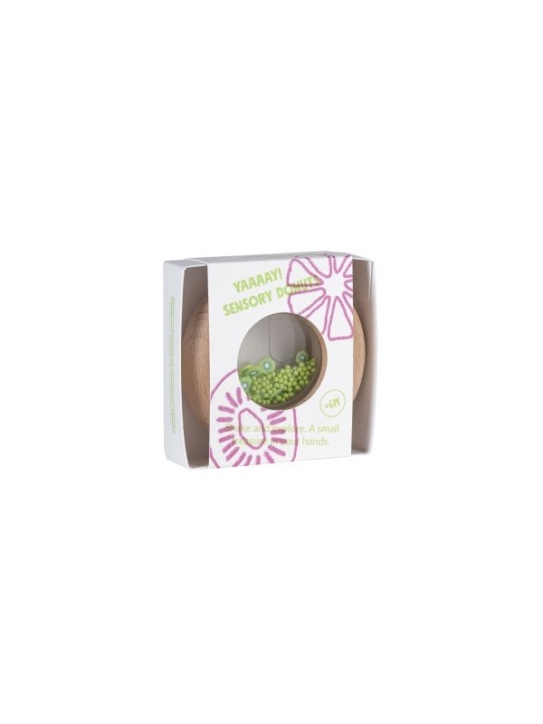 Hochet donut sensoriel kiwis