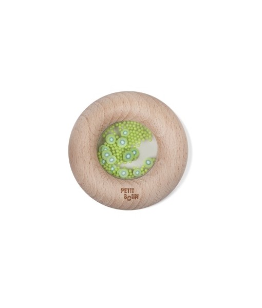Hochet donut sensoriel kiwis