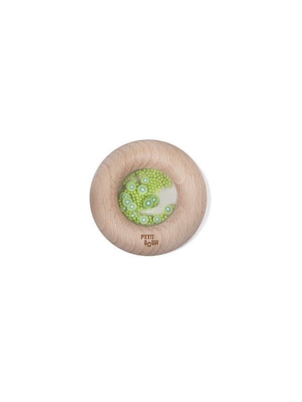 Hochet donut sensoriel kiwis