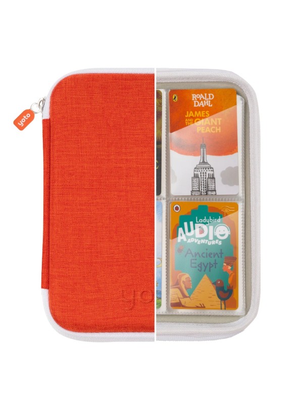Porte-cartes orange