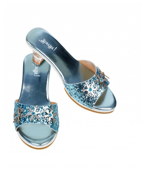 Mules à talon princesse des neiges bleu ciel 27-28