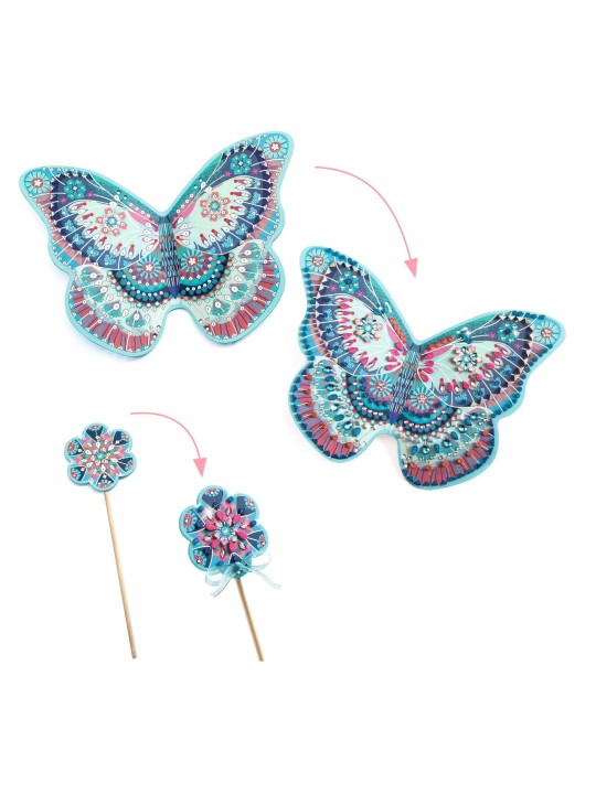 DIY Comme une fée - Ailes et baguette de fée