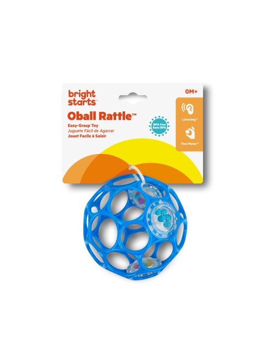 Hochet balle sensorielle bleu