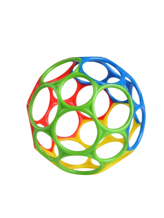 Hochet balle souple multicolore