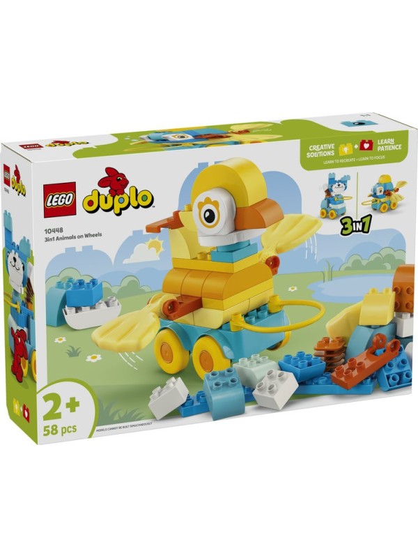 Lego duplo - Animaux sur roues 3 en 1