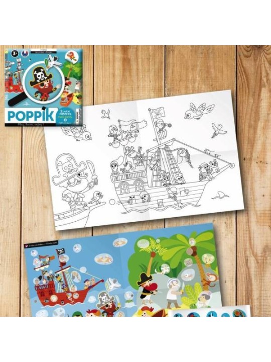 Playing poster - Les pirates