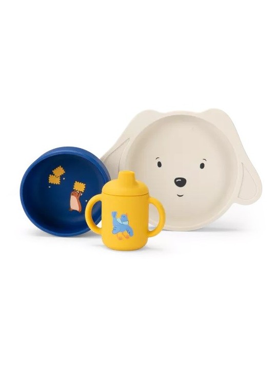 Set vaisselle silicone Puce & Pilou
