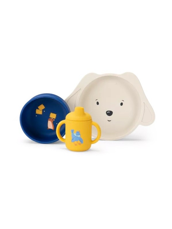 Set vaisselle silicone Puce & Pilou