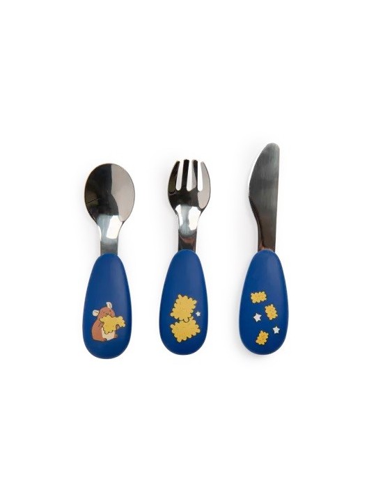 Set couverts silicone Puce & Pilou