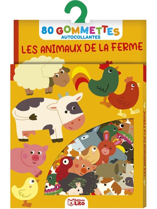 Gommettes les animaux de la ferme
