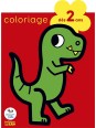 Coloriage petite fleur brillante - Les dinosaures