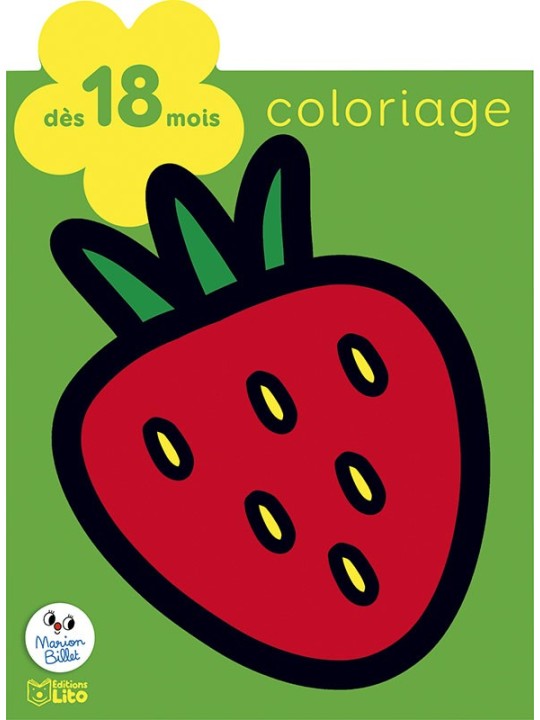 Coloriage petite fleur brillante - Au jardin