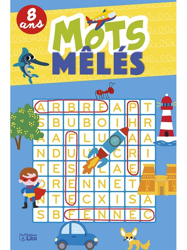 Mots mêlés 8 ans