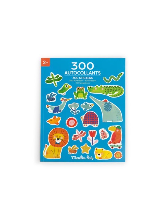 Cahier de 300 stickers Les Toupitis