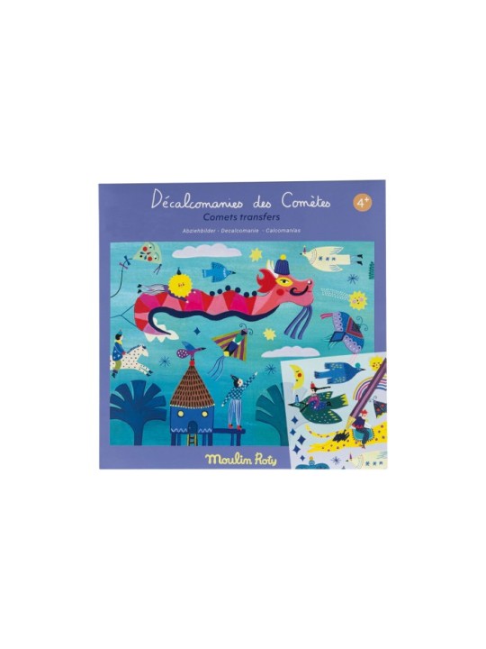 Décalcomanies Les comètes filantes