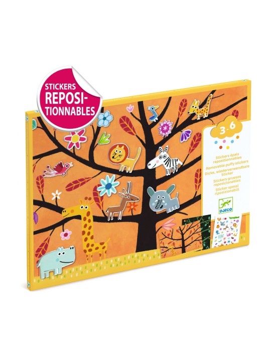 Stickers épais repositionnales - Chat perché !