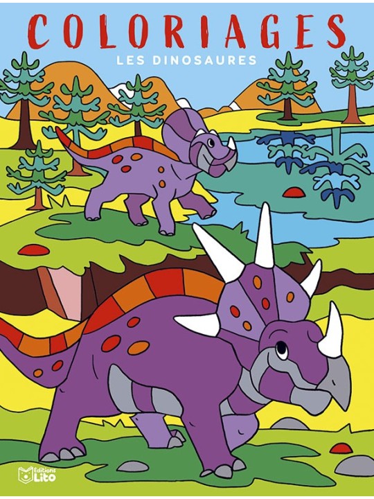 Grands coloriages - Les dinosaures