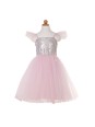 Robe de princesse à paillettes - 5-6 ans