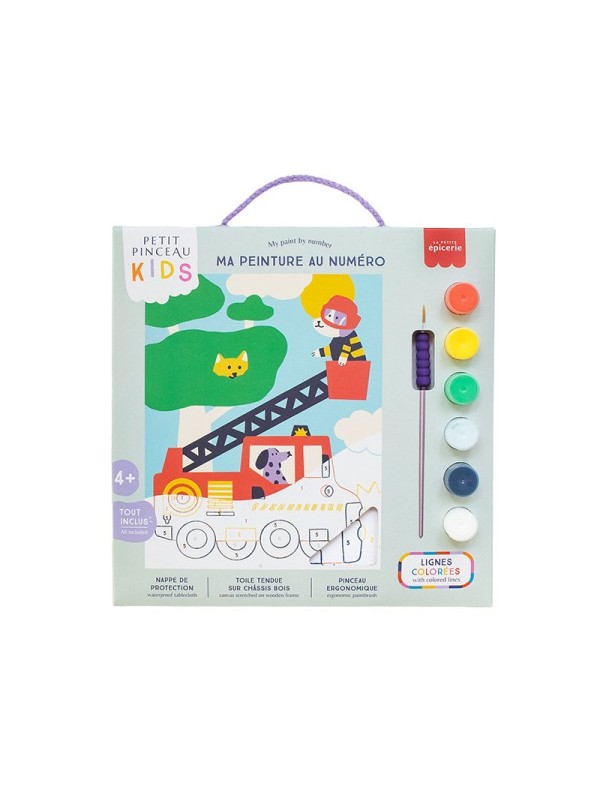 Petit pinceau Kids - Wouf - peinture au numéro