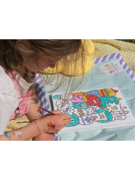 Petit pinceau Kids - Fun Gang - peinture au numéro